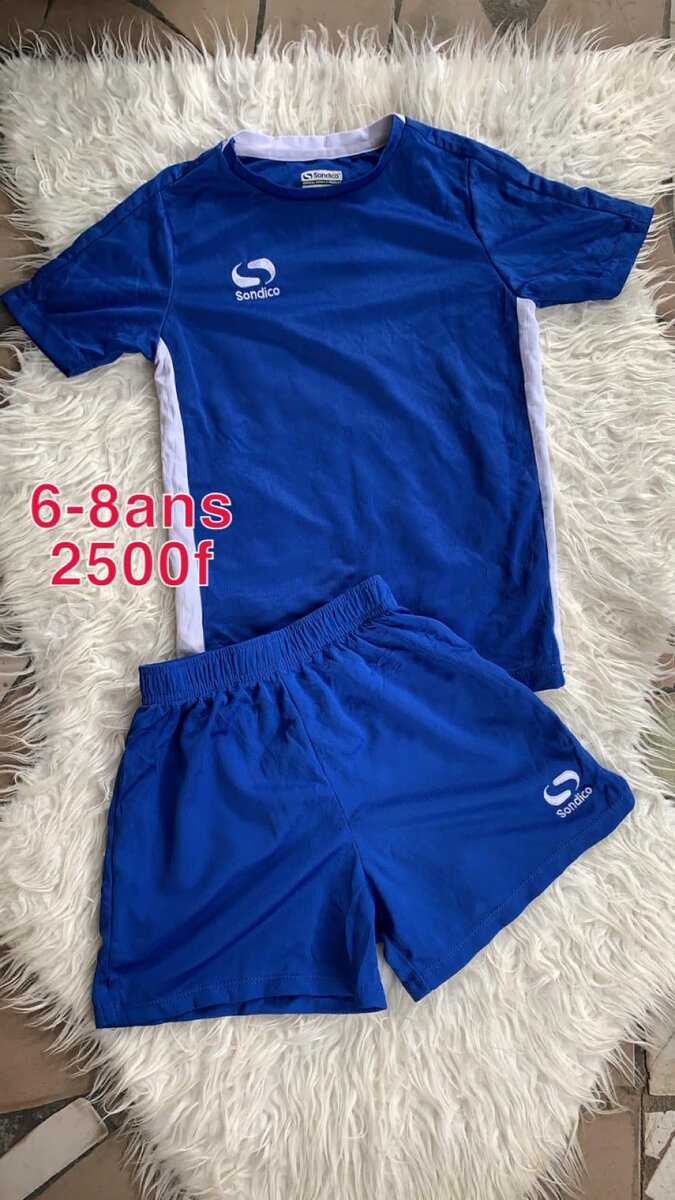 Costume garçon, Sondiko, short et T-shirt, bleu
