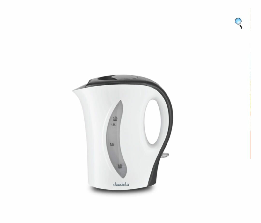 Decakila electric kettle plastic