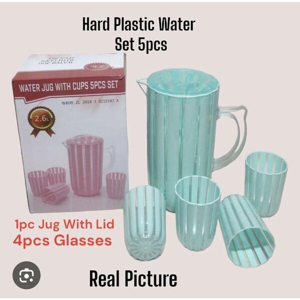 Ensemble 5 Pièces Carafe et Gobelets