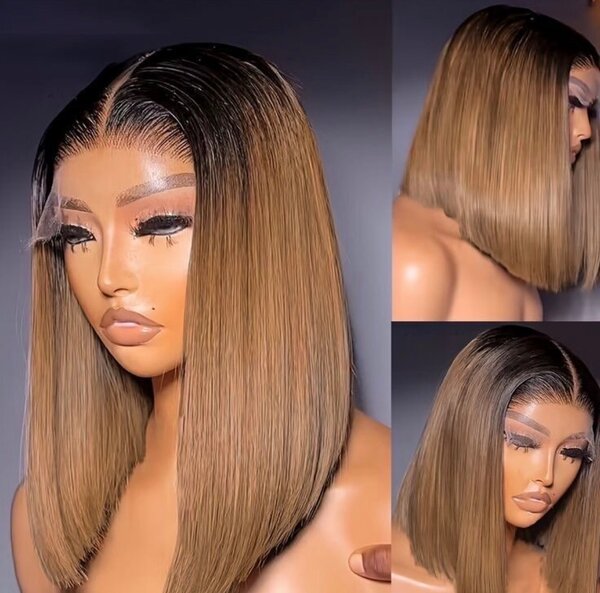 Perruque Bob Lace Front Naturel