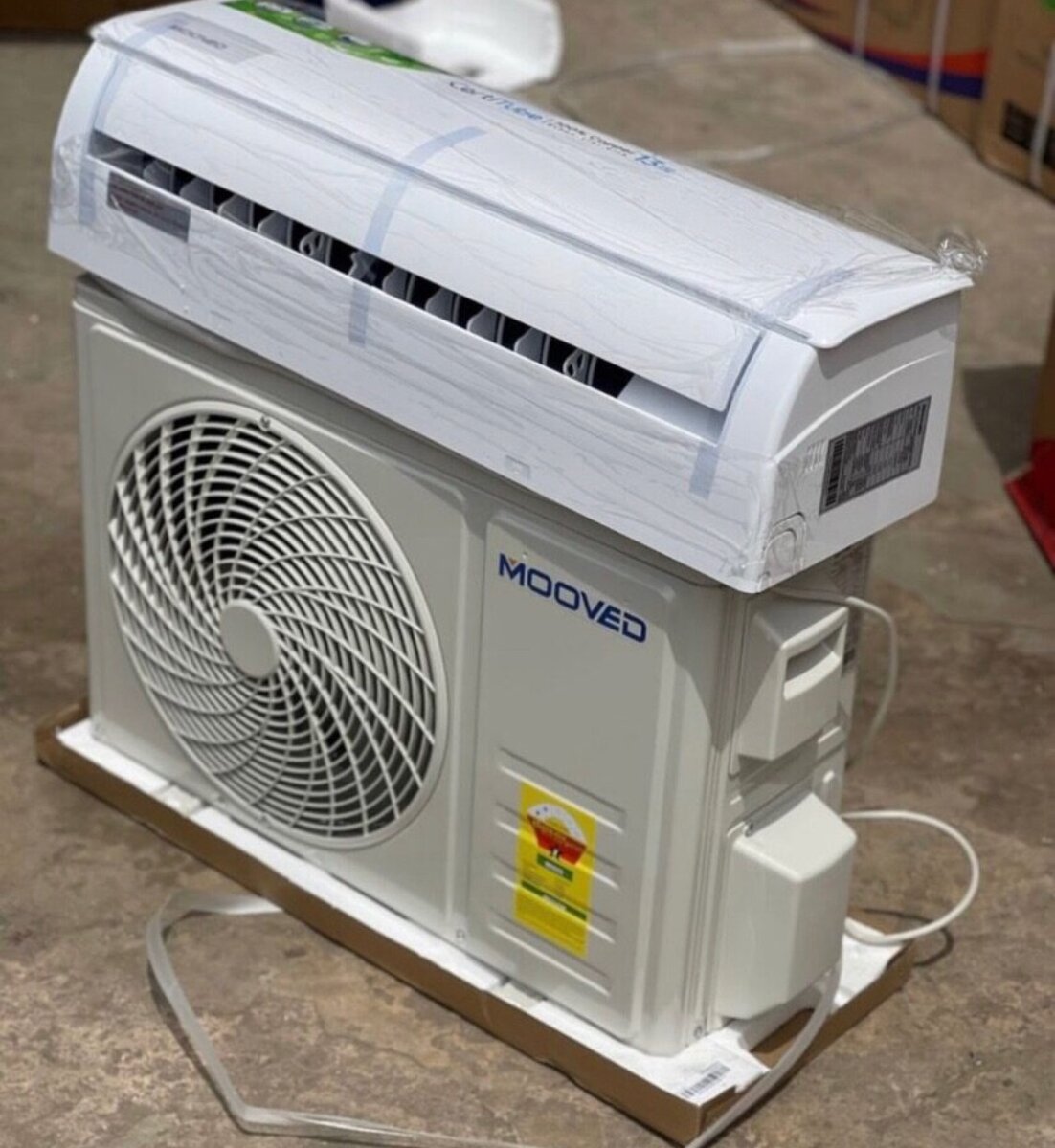 MOOVED AIR CONDITIONER