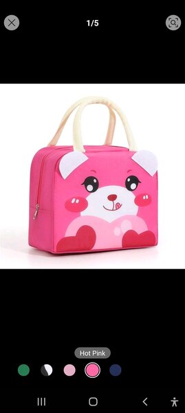 Lunch bag for girls