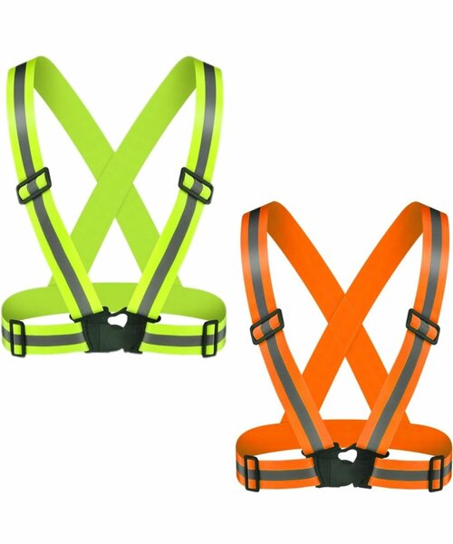 CEINTURE DE SÉCURITÉ HAUTE VISIBILITÉ ÉLASTIQUE AJUSTABLE