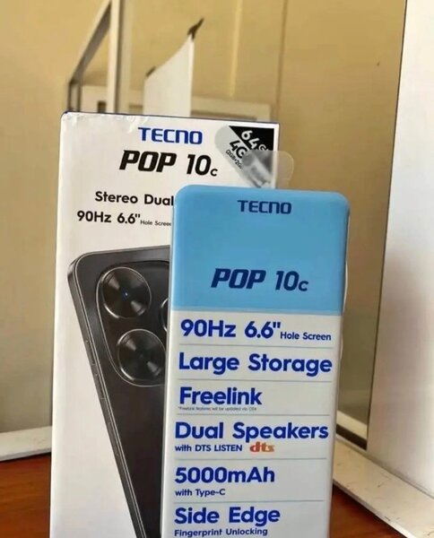 Smartphone Tecno POP 10c 64Go