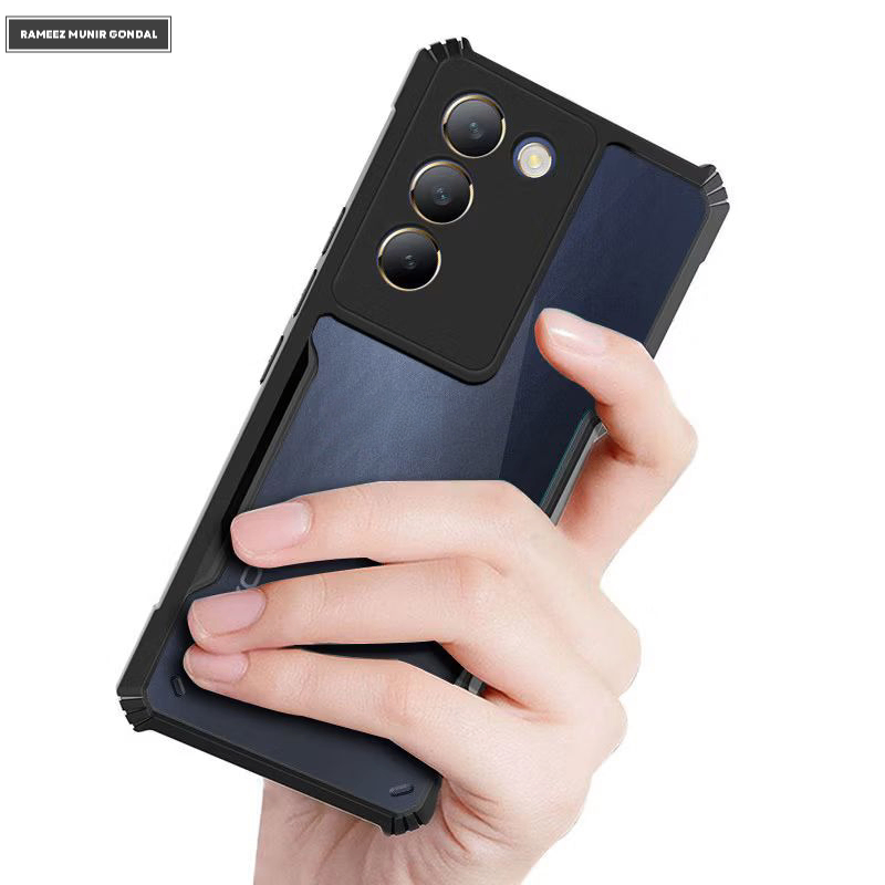 Vivo Y100 Shockproof Armor Back Cover - Premium Protection