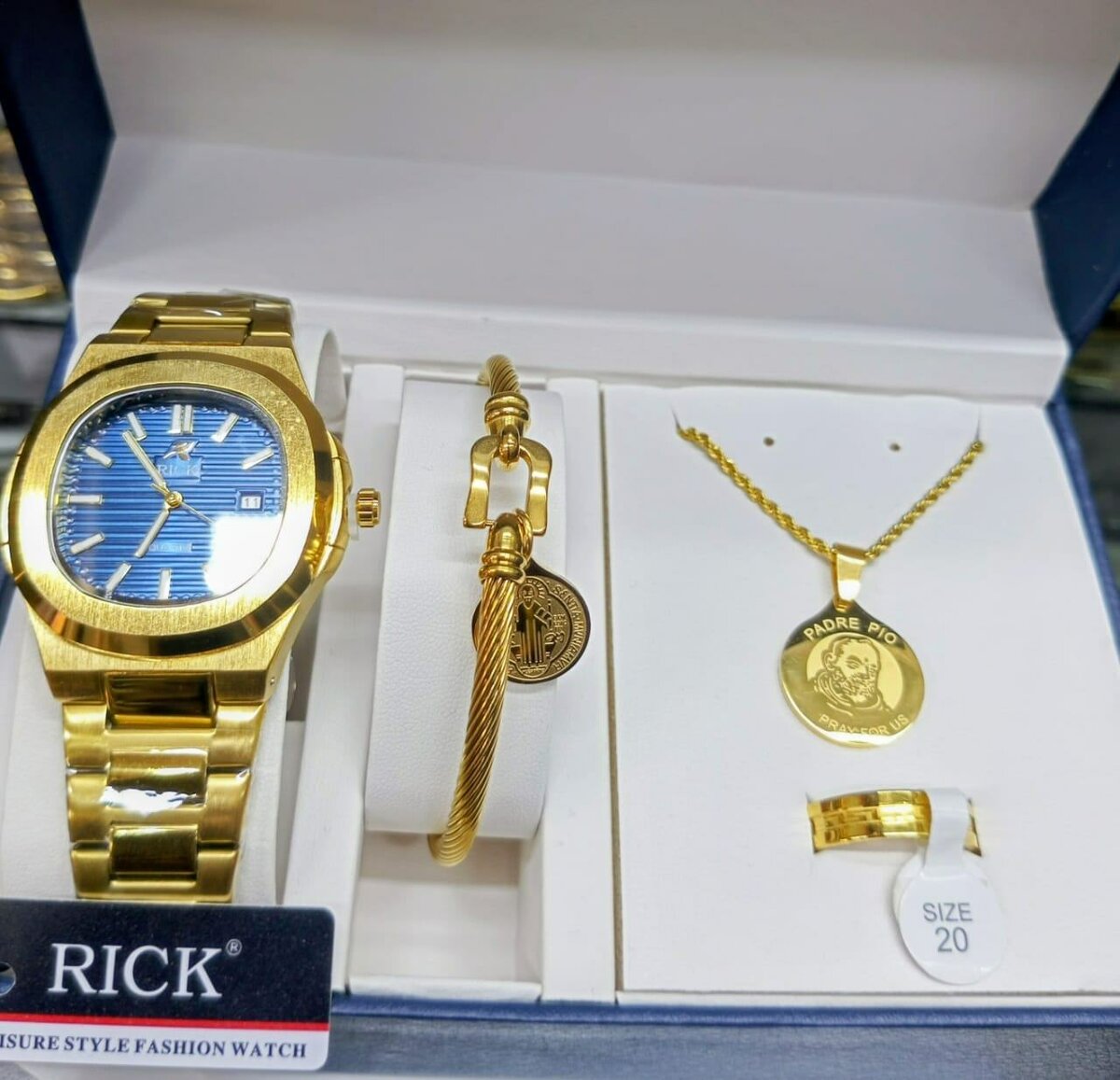 Ensemble montre et bijoux IWC pour homme