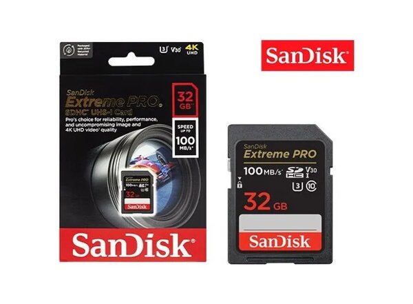 Carte SD SanDisk 32GB Extreme PRO