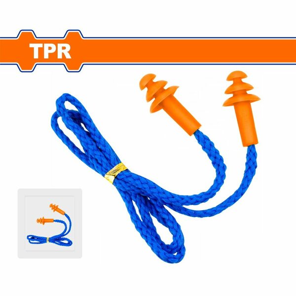 Bouchons d'oreilles TPR avec corde