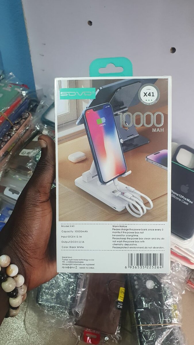 SOVO Chargeur Power Bank 10000mAh