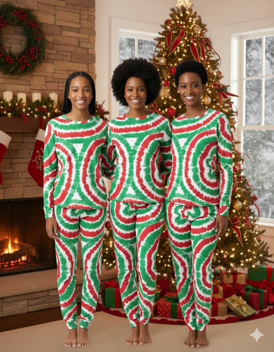 Pyjama de Noël Tie-Dye