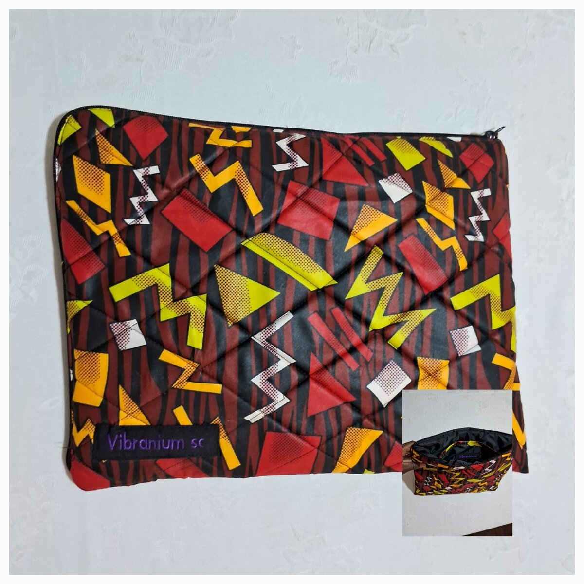 Chitenge laptop sleeve