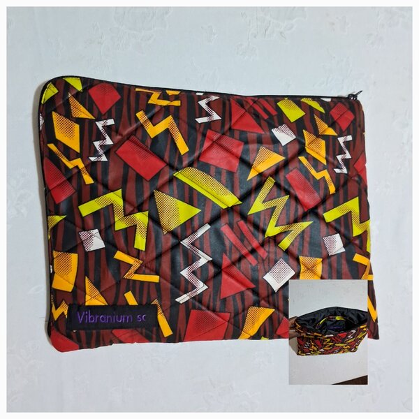 Chitenge laptop sleeve