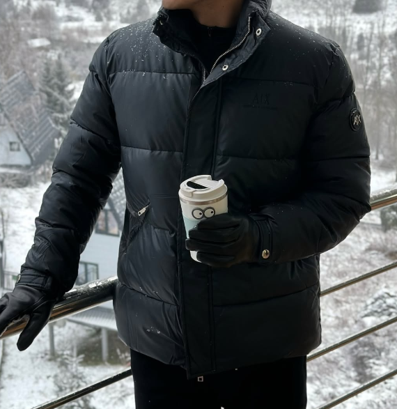 куртка мужская черная