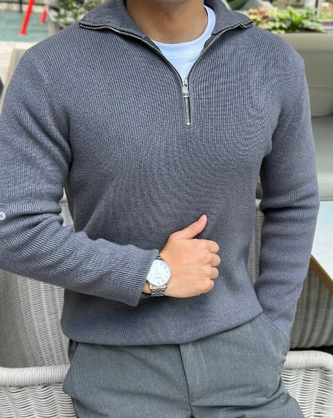 кофта серая мужская