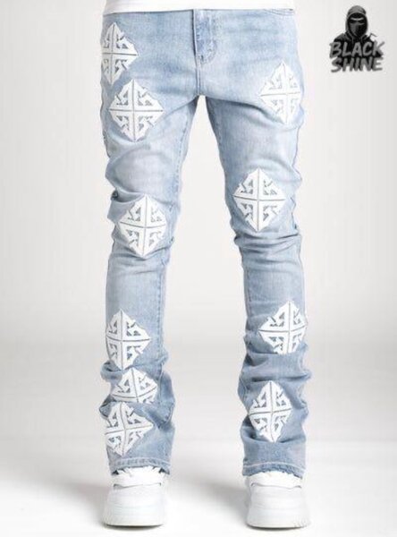 Jeans homme design imprimé