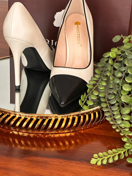 Chaussure blanc noir 