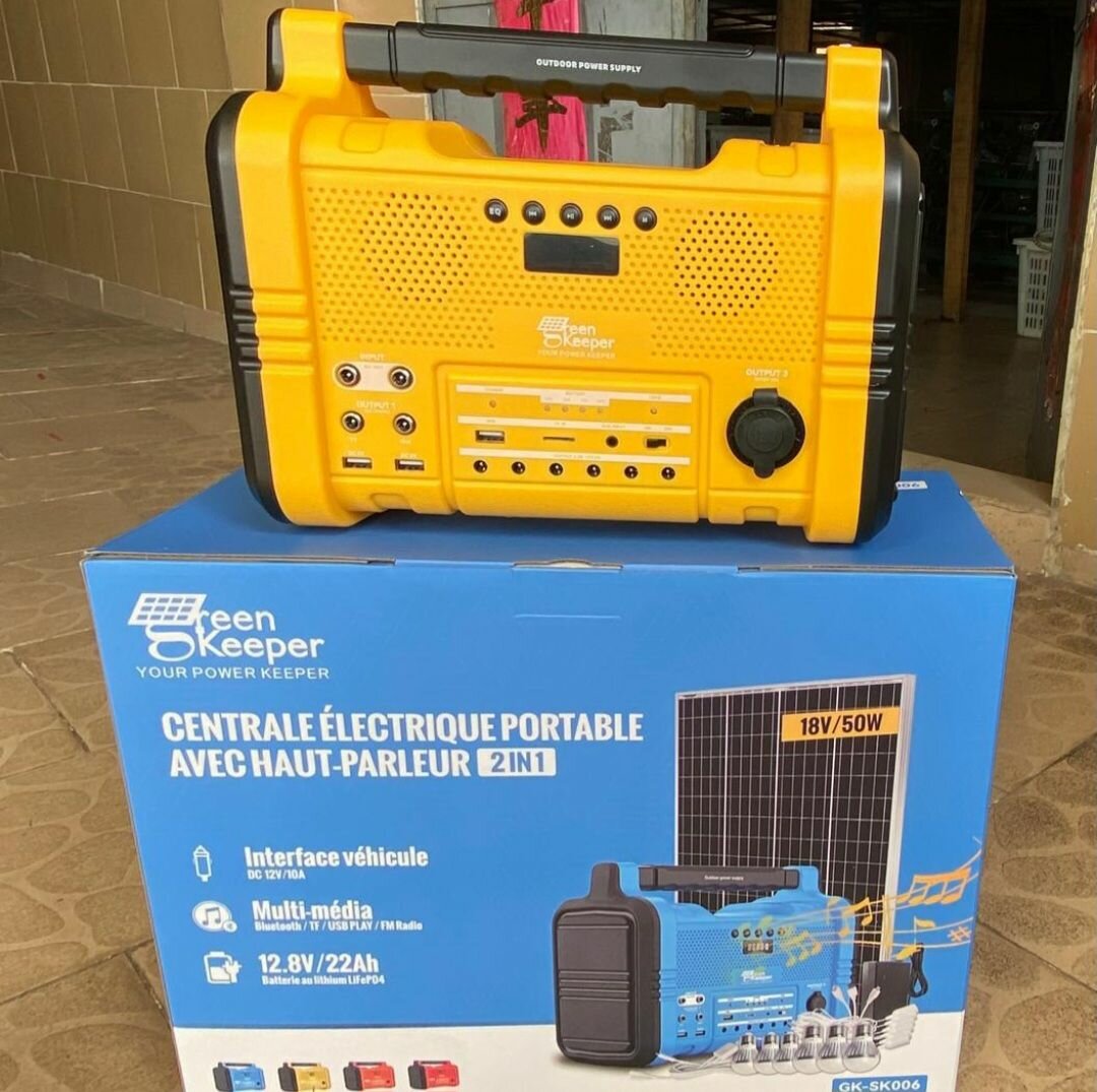 Station d'énergie portable 2-en-1