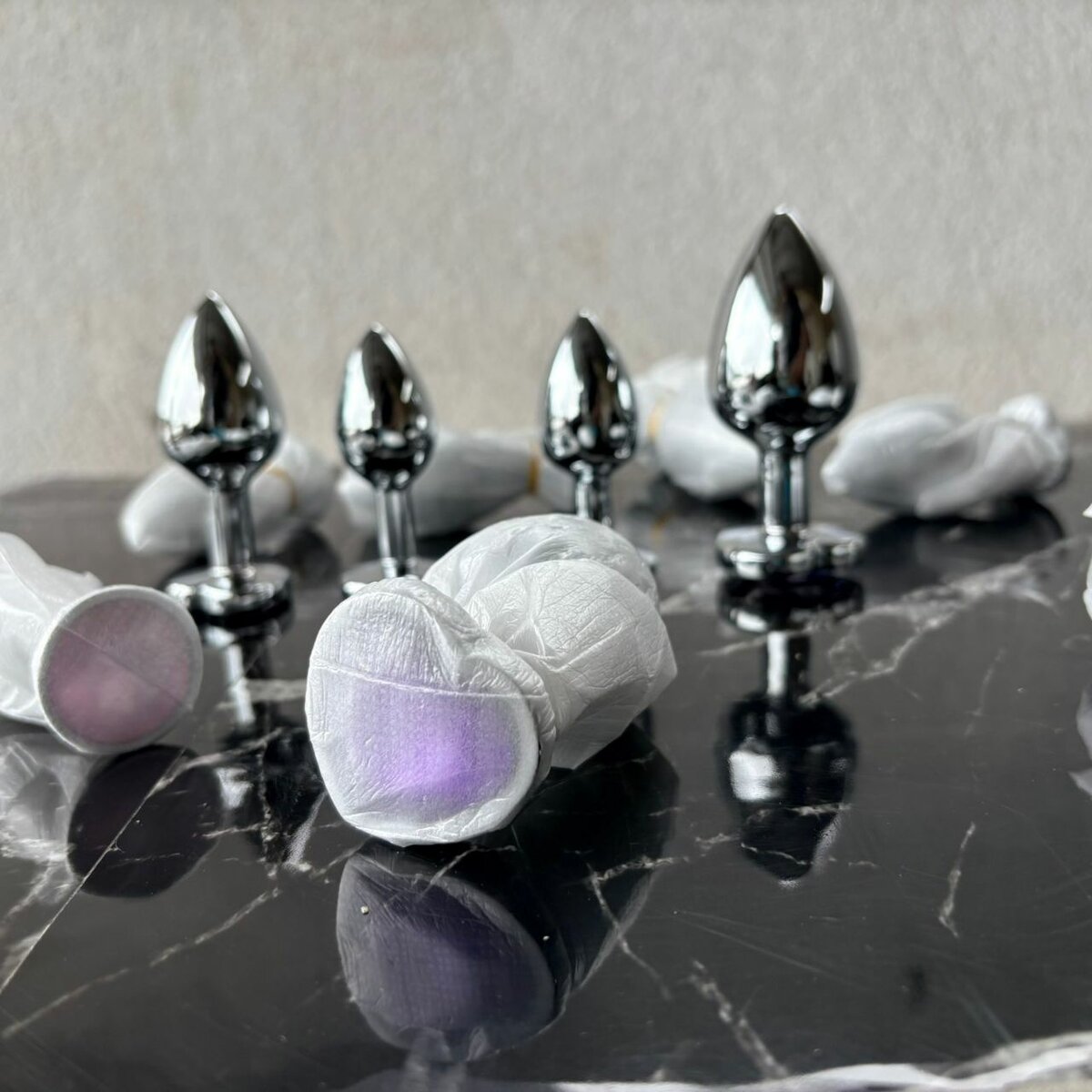 Bougies de Massage Métalliques