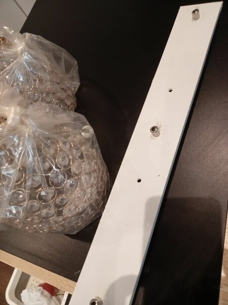 3 tier Crystal bulb Chandelier