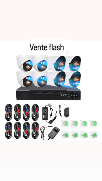 8 caméras de Sécurité