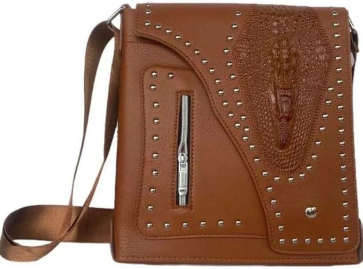 Sacoche en cuir tendance homme