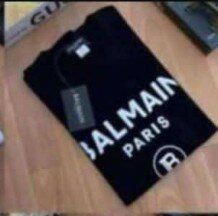 Black T-shirt with print