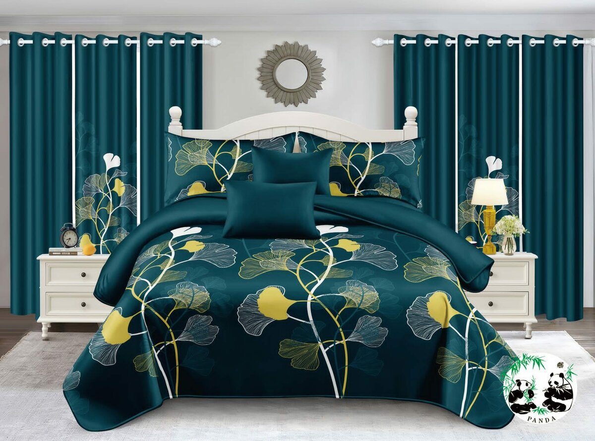 7PCS EXTRA QUEEN SIZE BEDSPREADS 