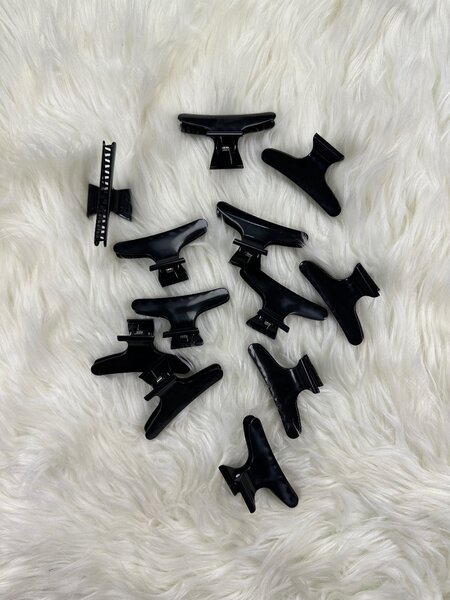 Pinces à cheveux noires