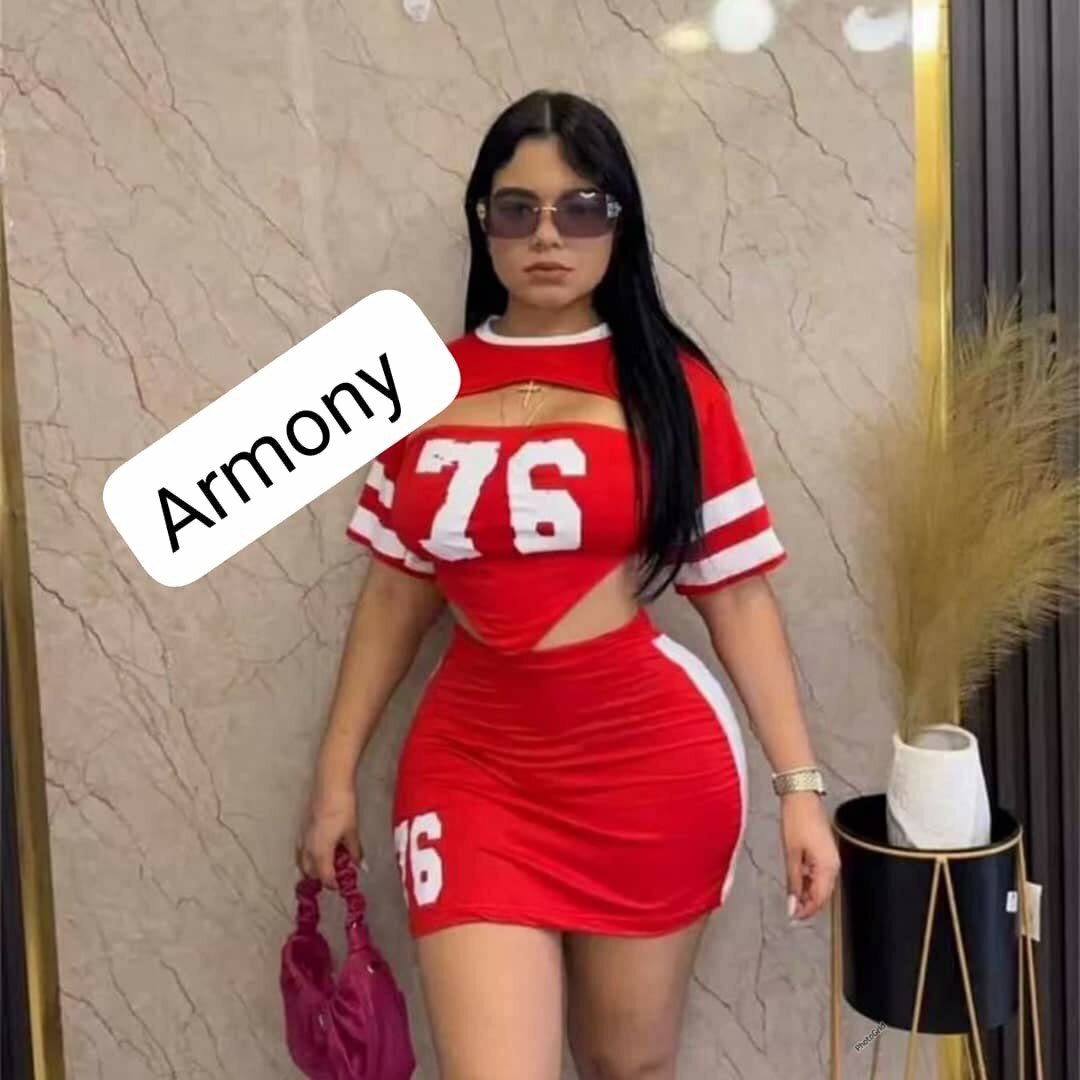 Robe rouge sportive Armony