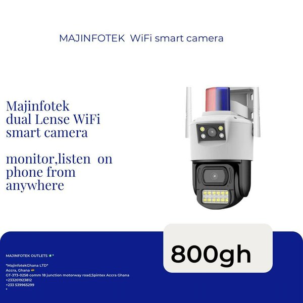 Majinfotek dual lense wifi smart camera