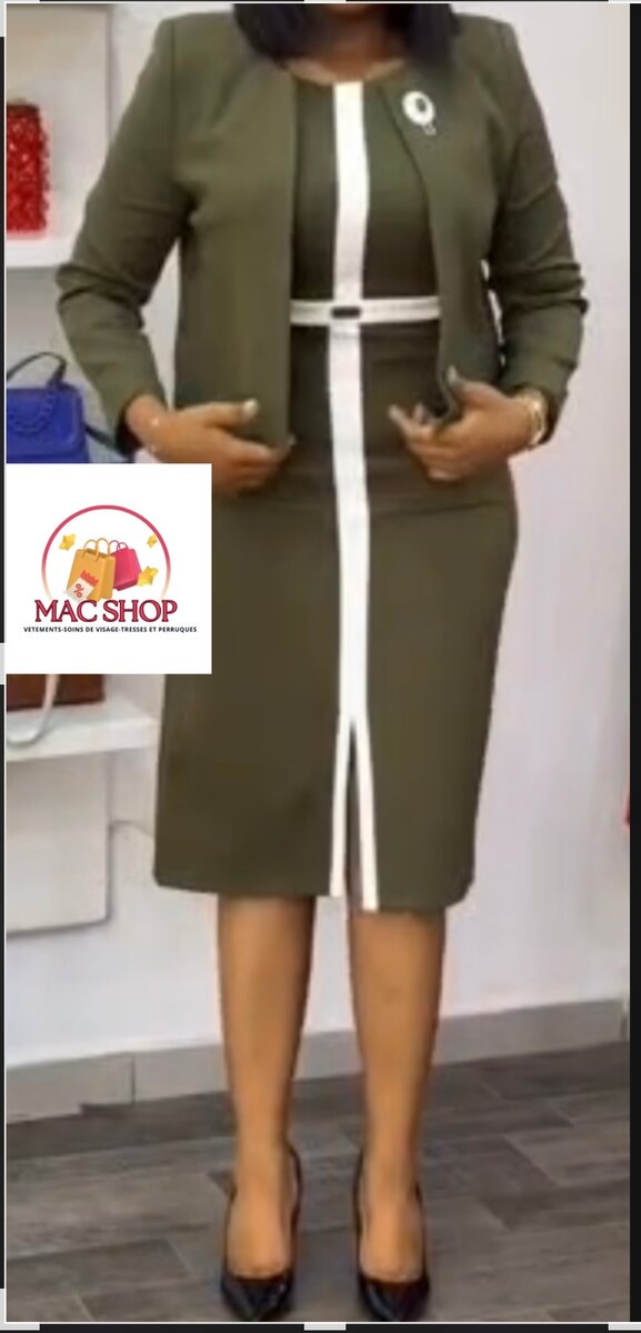 Élégant Tailleur Femme Vert