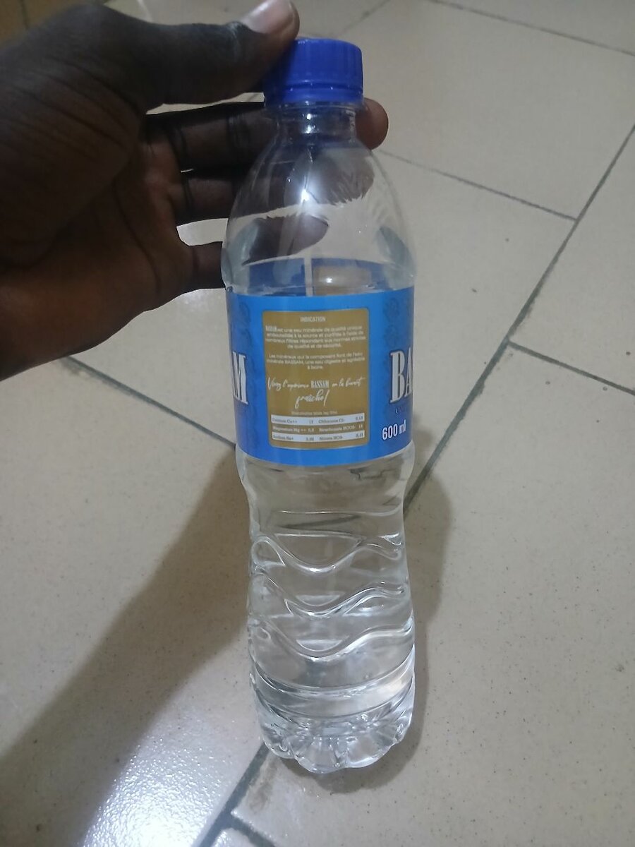 Bouteille d'eau en plastique 500ml