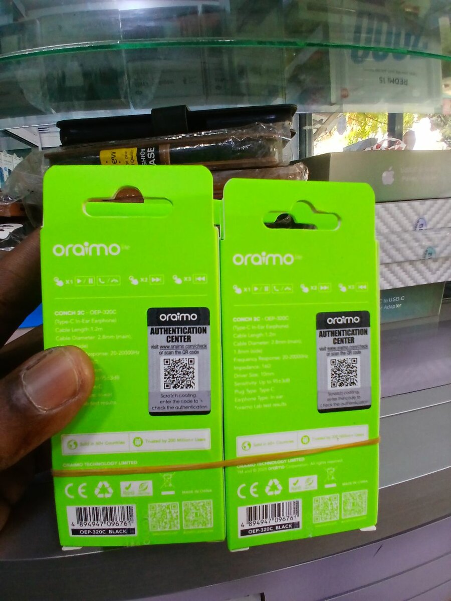 Écouteurs Oraimo Type-C Bass