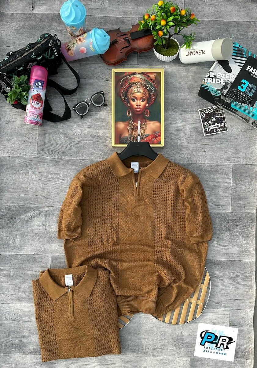 Polo t-shirt en tricot élégant