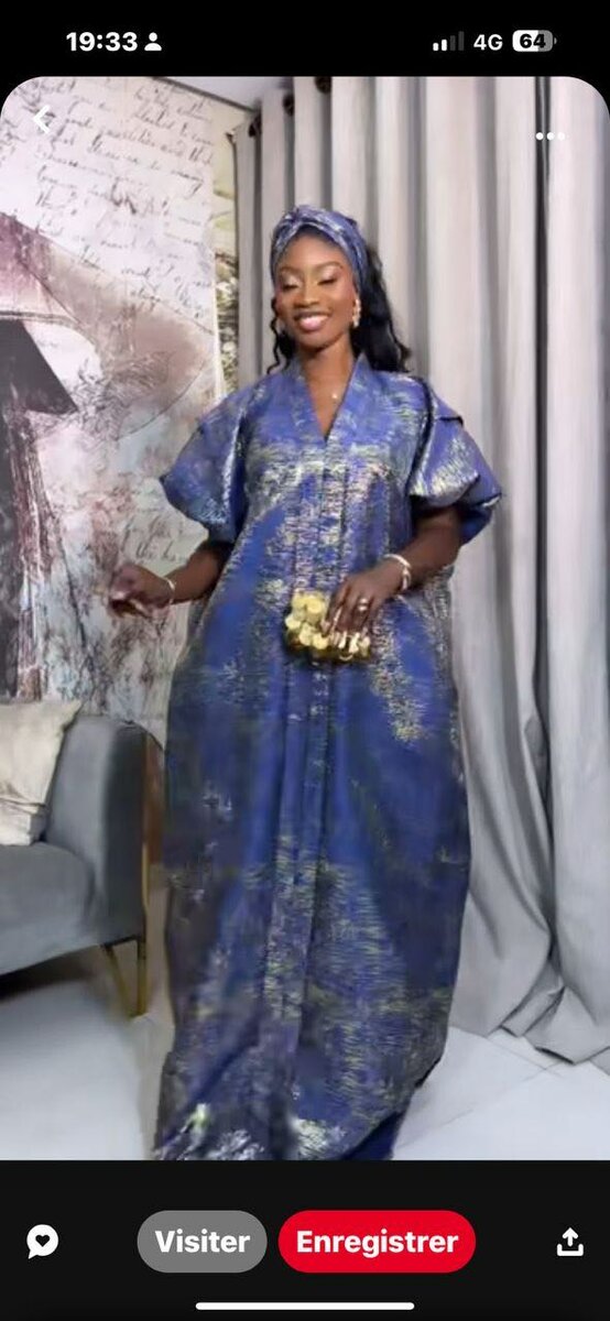 Robe Kaftan Élégante en Soie