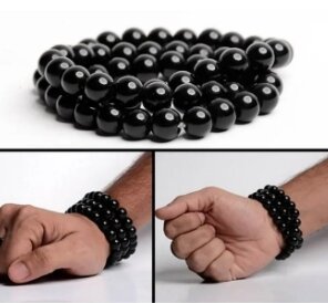 Black Chain Bracelet - For Men and Boys