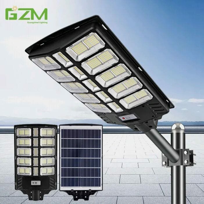 Lumière messager lampadaire solaire étanche pour extérieur