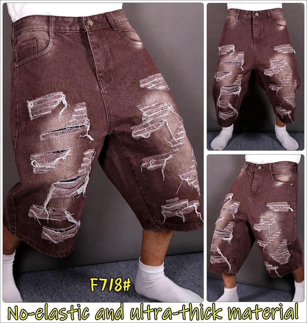 Shorts en jean déchiré homme