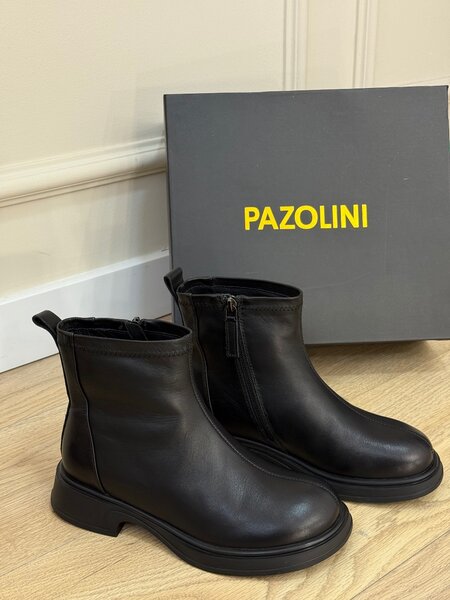 Сапоги из натуральной кожи и натурального меха