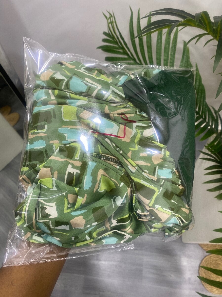 Robe longue verte élégante