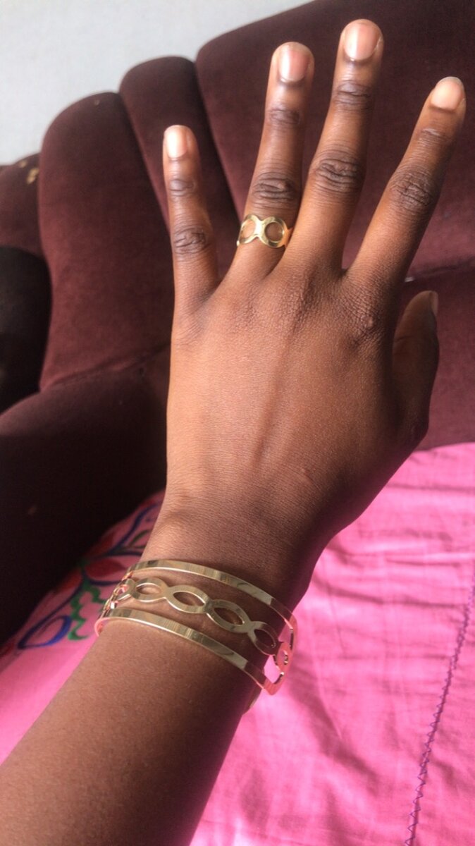 Bracelet en bague et brasa