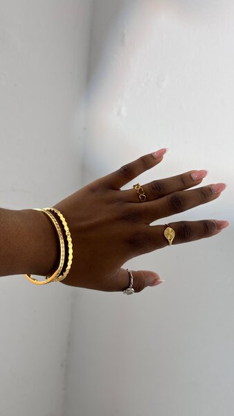 Bague dorée