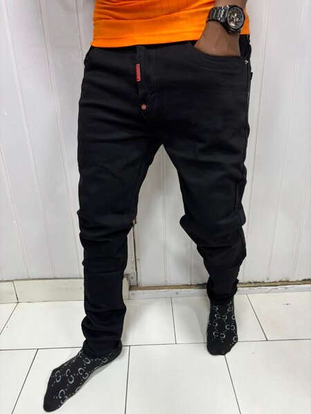 Jean noir slim homme