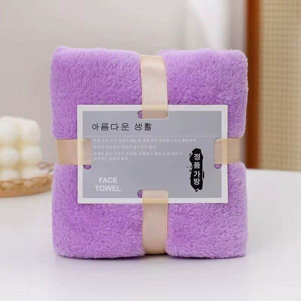 6 Serviettes visage douce