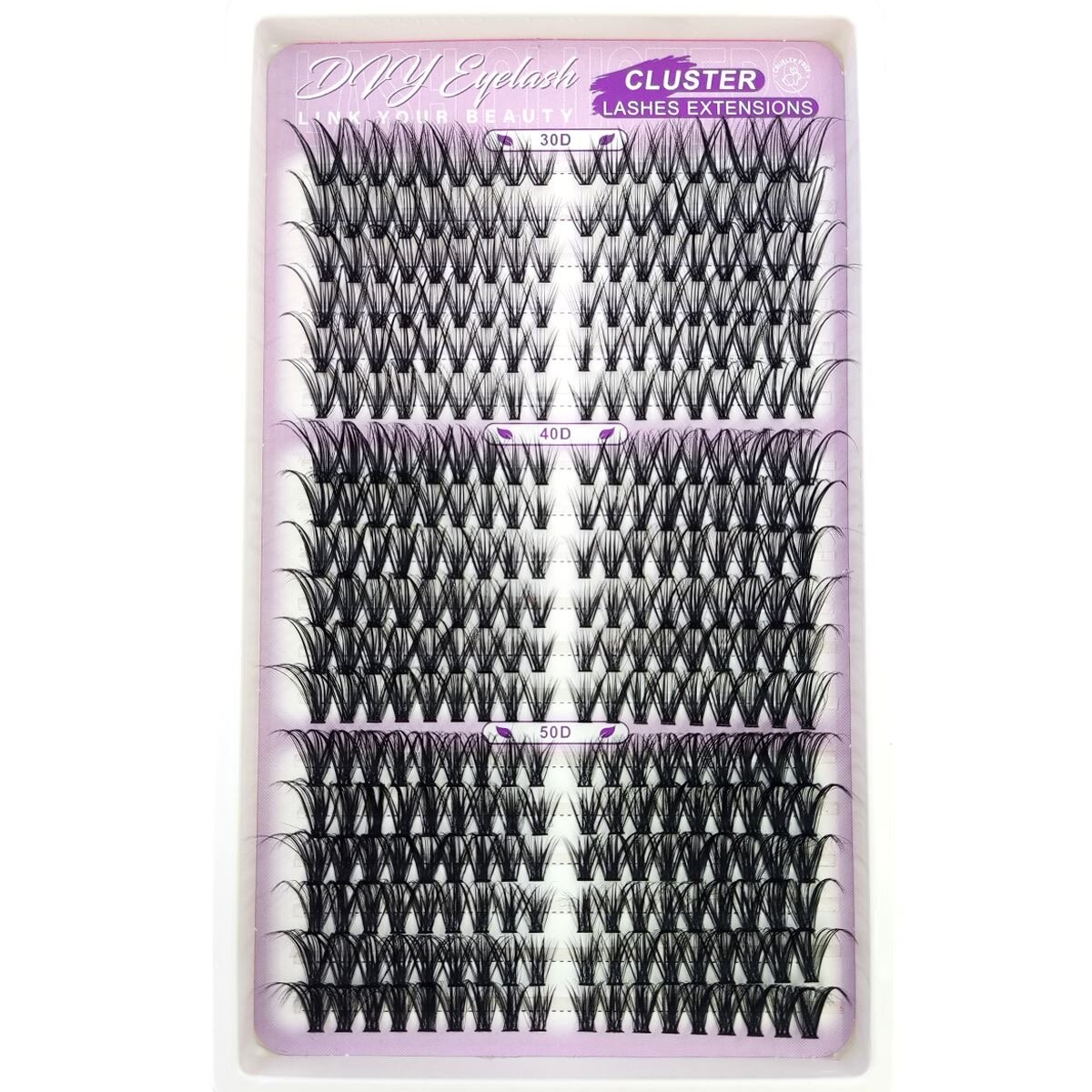 Extensions de cils en grappe DIY