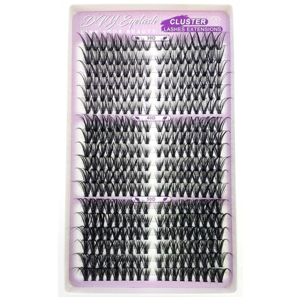 Extensions de cils en grappe DIY