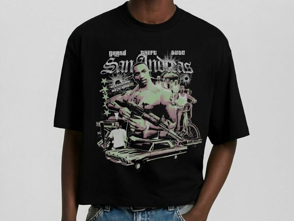 T-shirt noire GTA San Andreas