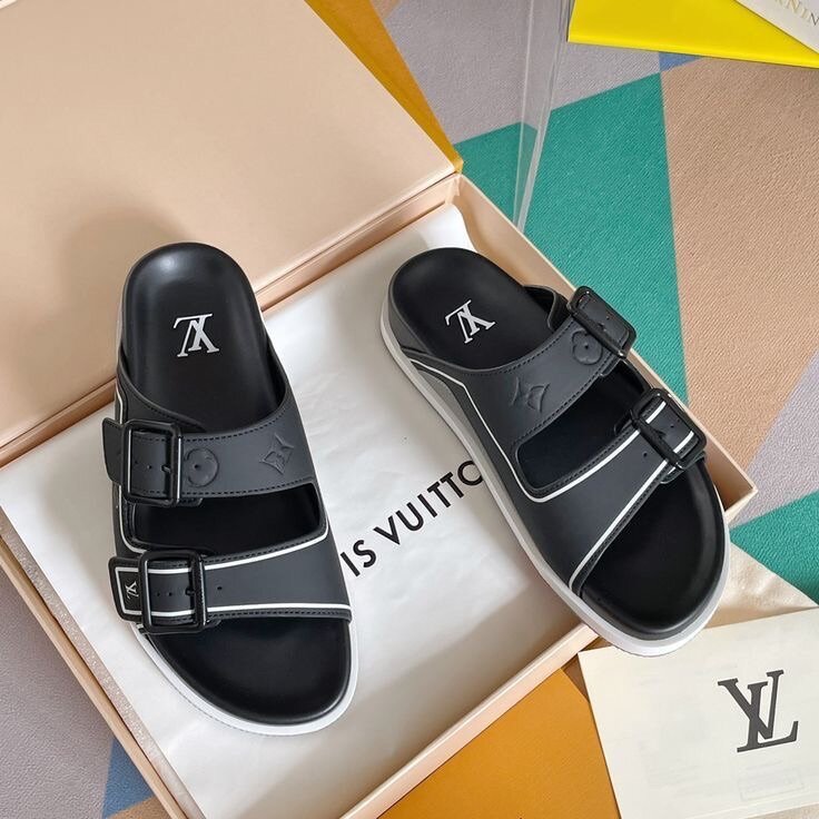 Sandales à boucle en cuir élégantes