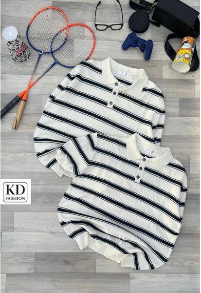 Polos rayés unisex modernes