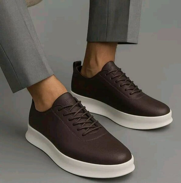 Sneakers marron élégants